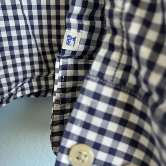 SCOTCH & SODA Retro de Luxe Casual, blue and white checkered, button down shirt - Picture 5 of 5